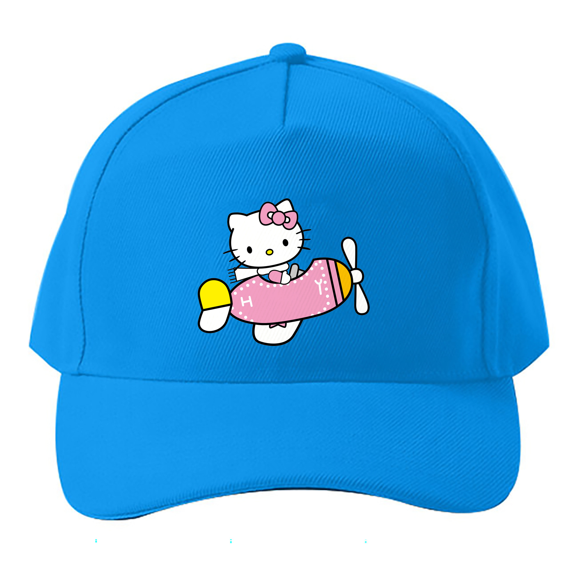 （画像用） Hello Kitty ハローキティ ベースボールキャップ 綿100％ 男女兼用 帽子 スポーツ